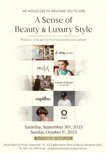 A Sense of Beauty & Luxury Style event