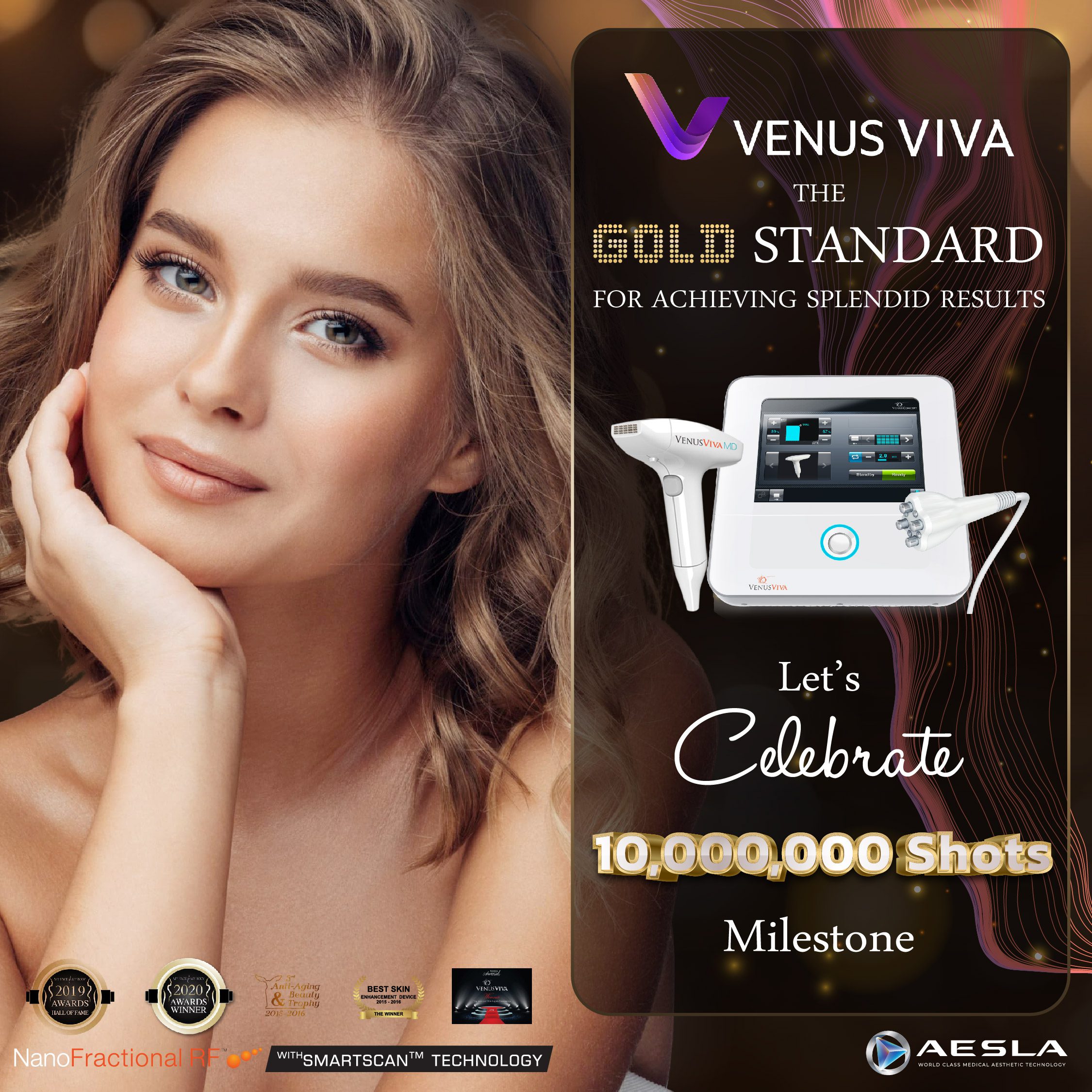 Venus Viva Celebrate 10 million shots